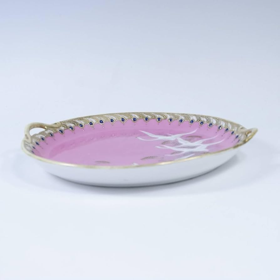 Amazon.co.jp: オールドノリタケ フライングスワン プレート